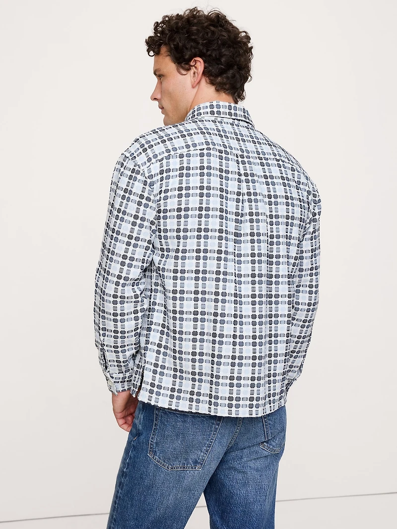 Relaxed-Fit Jacquard Shirt