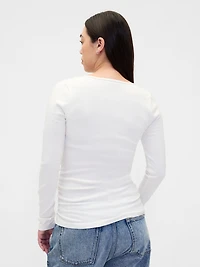 Maternity Modern Square-Neck T-Shirt