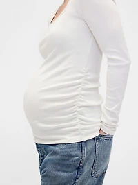 Maternity Modern Square-Neck T-Shirt