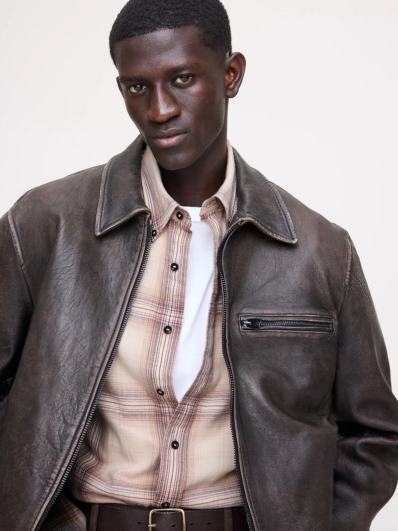 Standard-Fit Lightweight Flannel Shirt