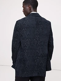 Relaxed Jacquard Tuxedo Jacket