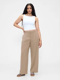 365 Low Rise Pleated Wide-Leg Trousers