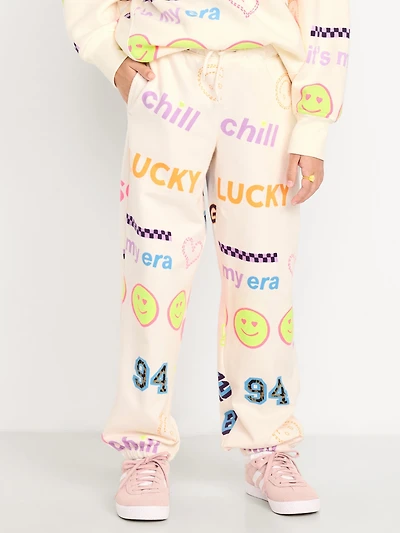 Favorite Fleece High-Waisted Jogger Sweatpants for Girls