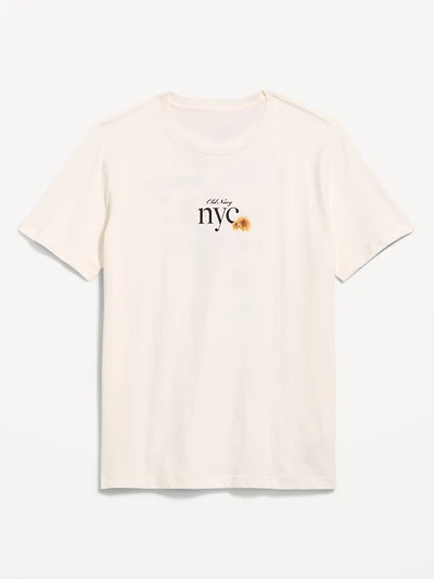 Crew-Neck Logo-Graphic T-Shirt