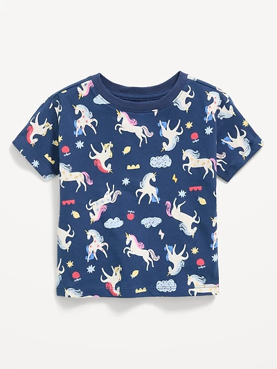 Printed Short-Sleeve T-Shirt for Toddler Girls