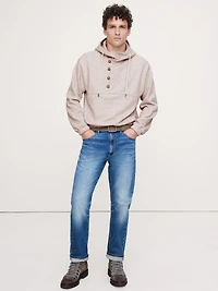 Relaxed French Terry Anorak Hoodie