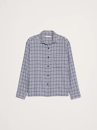 Relaxed-Fit Houndstooth Shirt
