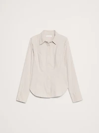 Stretch-Cotton Hourglass Shirt