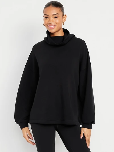 Bounce Fleece Funnel Neck Tunic