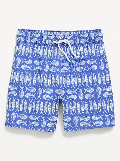 Printed Swim Trunks for Toddler Boys