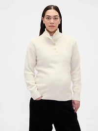 Maternity CashSoft Mockneck Sweater