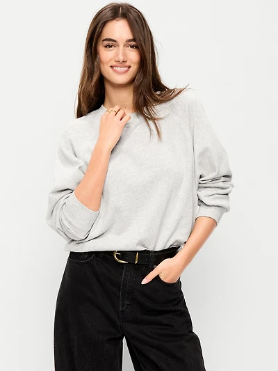 Oversized Raglan Sweatshirt