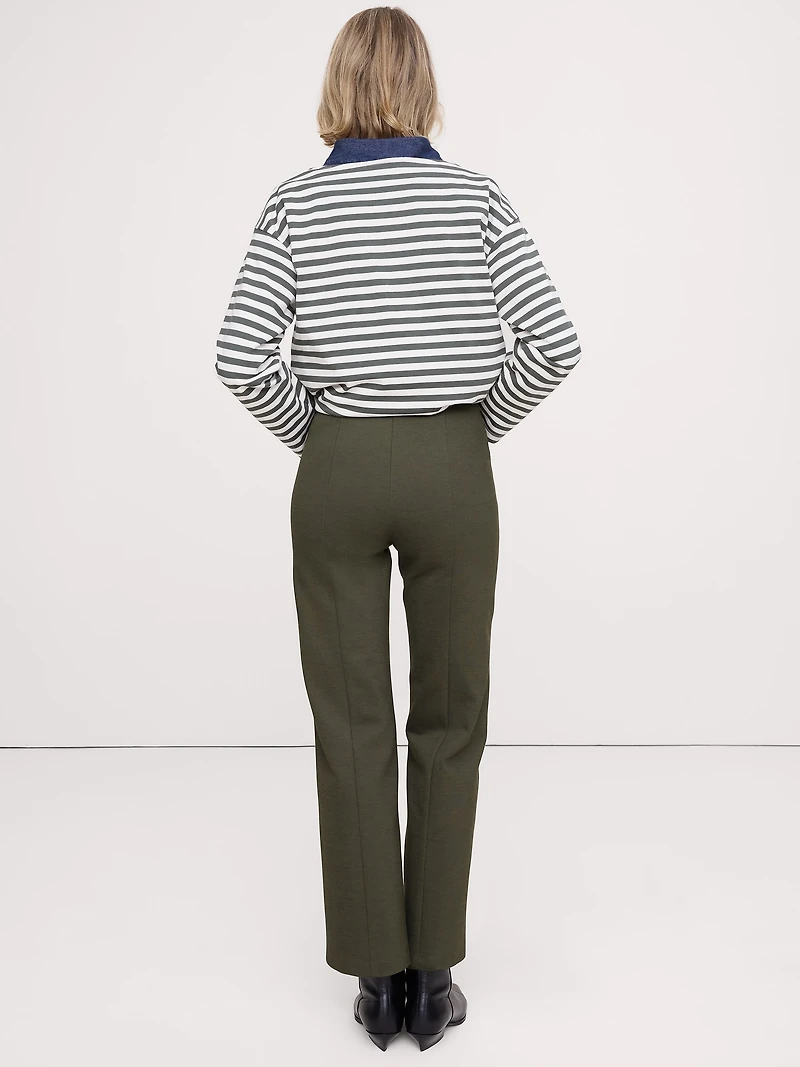 Straight Everywhere Ponte Ankle Pant