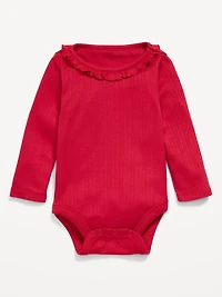 Cozy-Knit Long-Sleeve Bodysuit for Baby