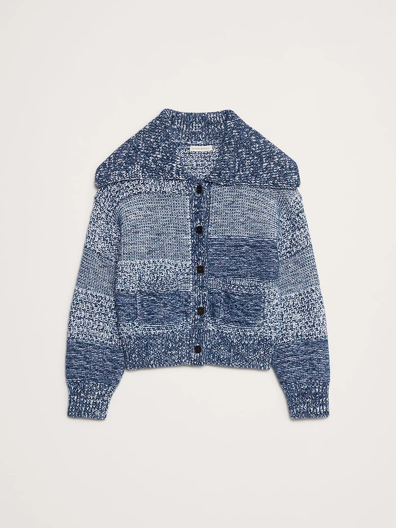 Spacedye Cotton-Wool Cardigan