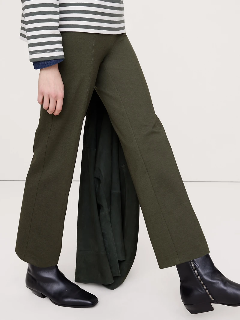 Straight Everywhere Ponte Ankle Pant