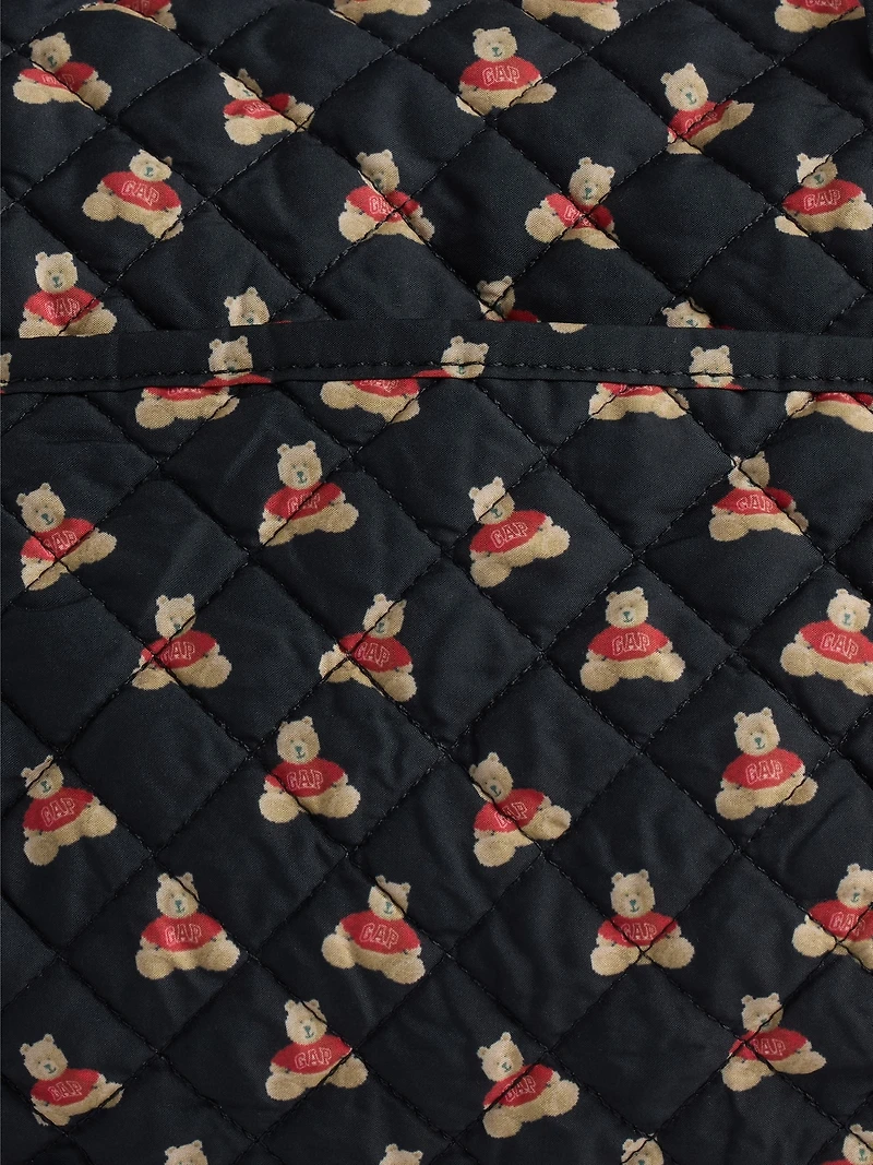 Sac de fin de semaine matelassé à motif de l’ourson Brannan pour Enfant