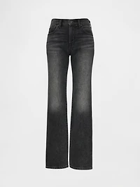 Mid Rise Rigid Relaxed Flare Jeans