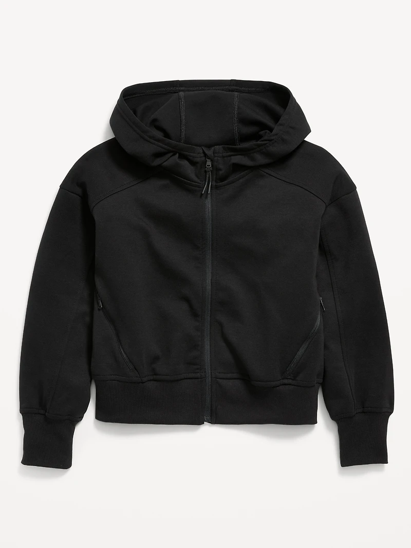 Oversized Dynamic Fleece Full-Zip Hoodie for Girls