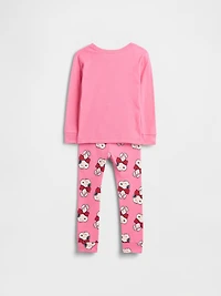 Pyjama Snoopy en coton biologique brossé pour Bébé et Tout-petit