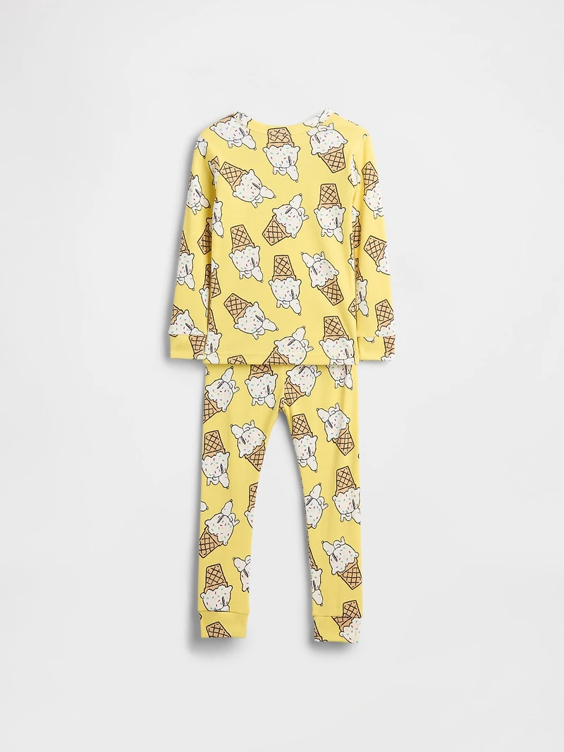 Pyjama Snoopy en coton biologique brossé pour Bébé et Tout-petit