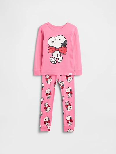 Pyjama Snoopy en coton biologique brossé pour Bébé et Tout-petit