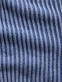 100% Cotton Barrel-Sleeve Crop Sweater