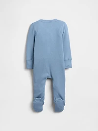 Baby First Favorites TinyRib Footed One-Piece