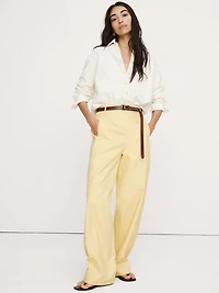 Ultra-High Rise Barrel Soft Chino