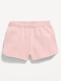 Logo-Graphic Dolphin-Hem Shorts for Baby