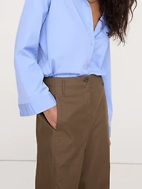 Ultra-High Rise Barrel Soft Chino