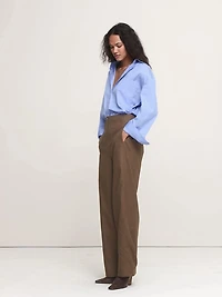 Ultra-High Rise Barrel Soft Chino