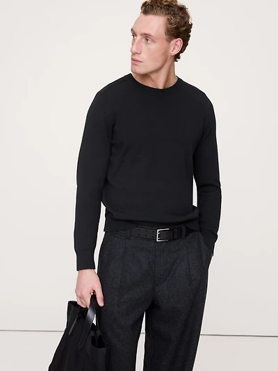 Cotton Crew-Neck Sweater