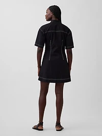 Poplin Mini Shirtdress