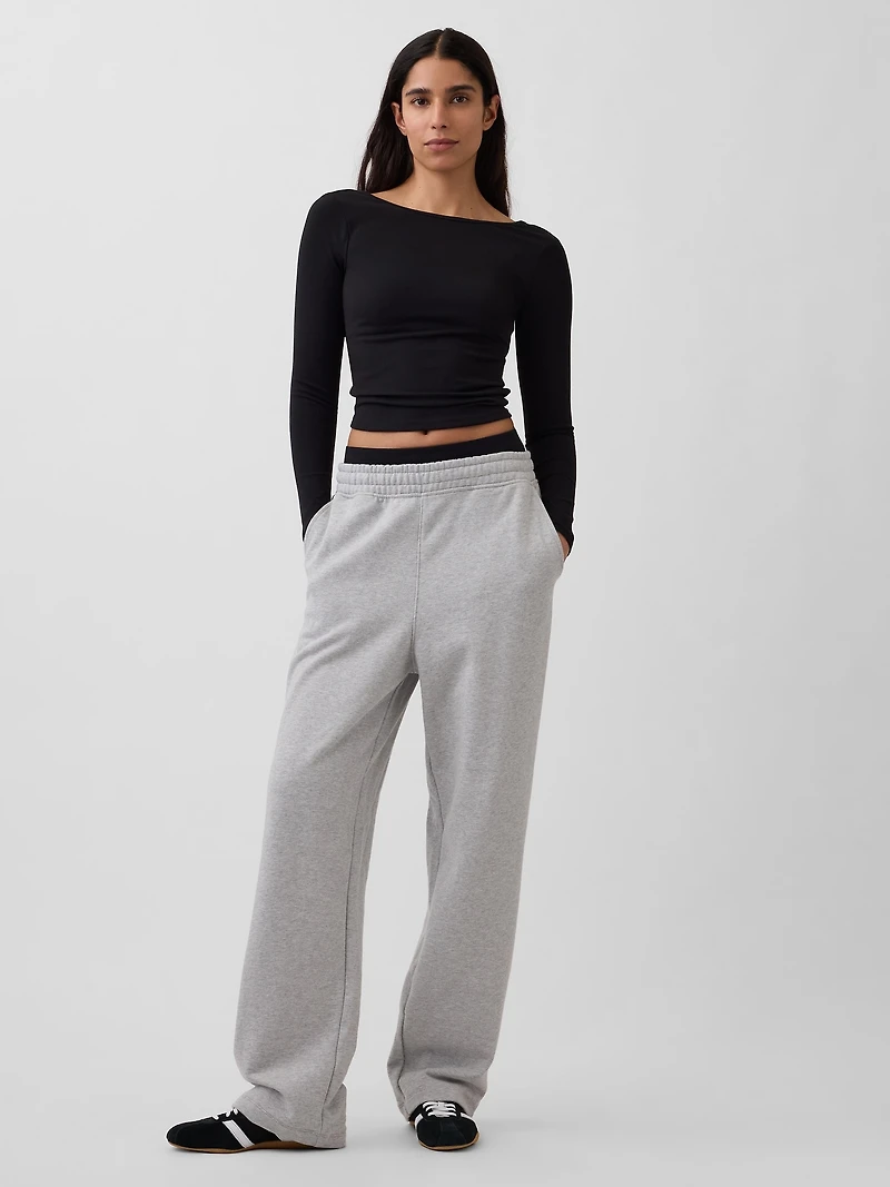 GapFit Smooth Boatneck T-Shirt