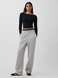 GapFit Smooth Boatneck T-Shirt