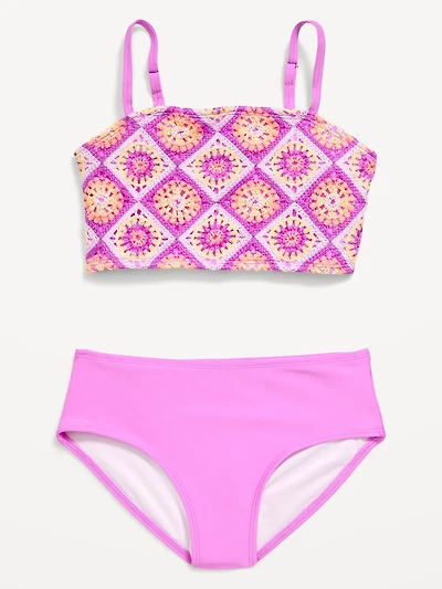 Crochet Bikini Swim Set for Girls