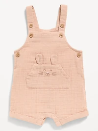 Sleeveless Double-Weave One-Piece Romper for Baby