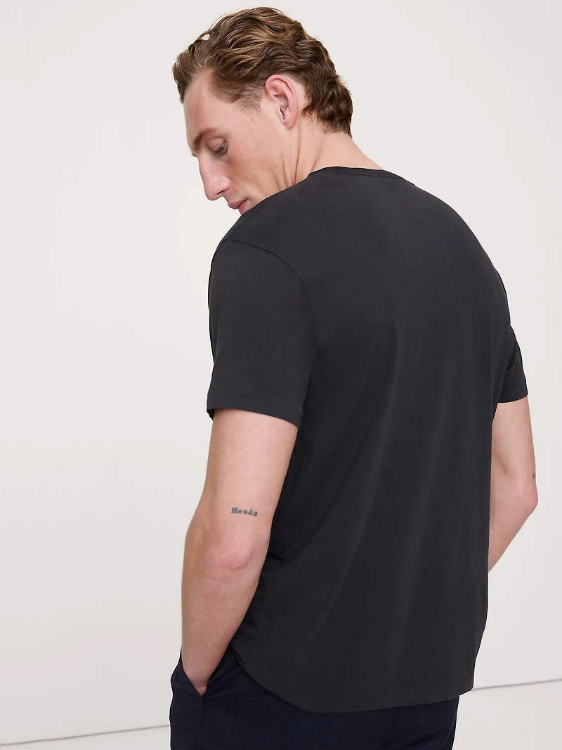 Lightweight Cotton Crew-Neck T-Shirt