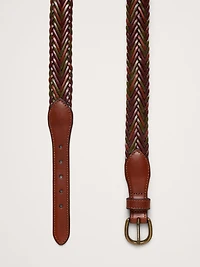 Braided Leather Belt
