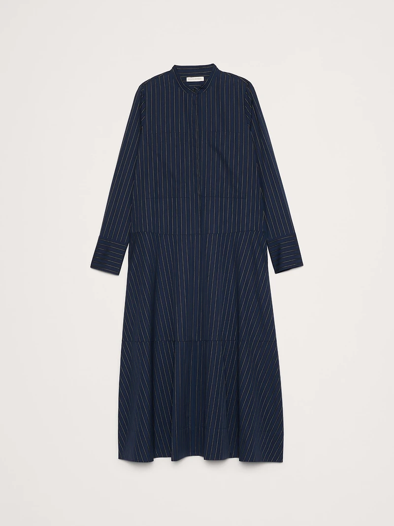 Cotton Trapeze Shirtdress