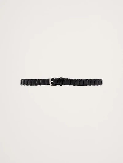 Woven Leather Belt