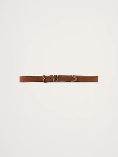 Nubuck Leather Ranger Belt
