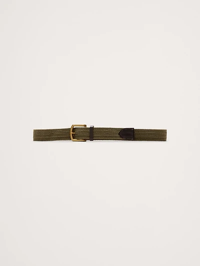 Woven Braided Cotton Belt