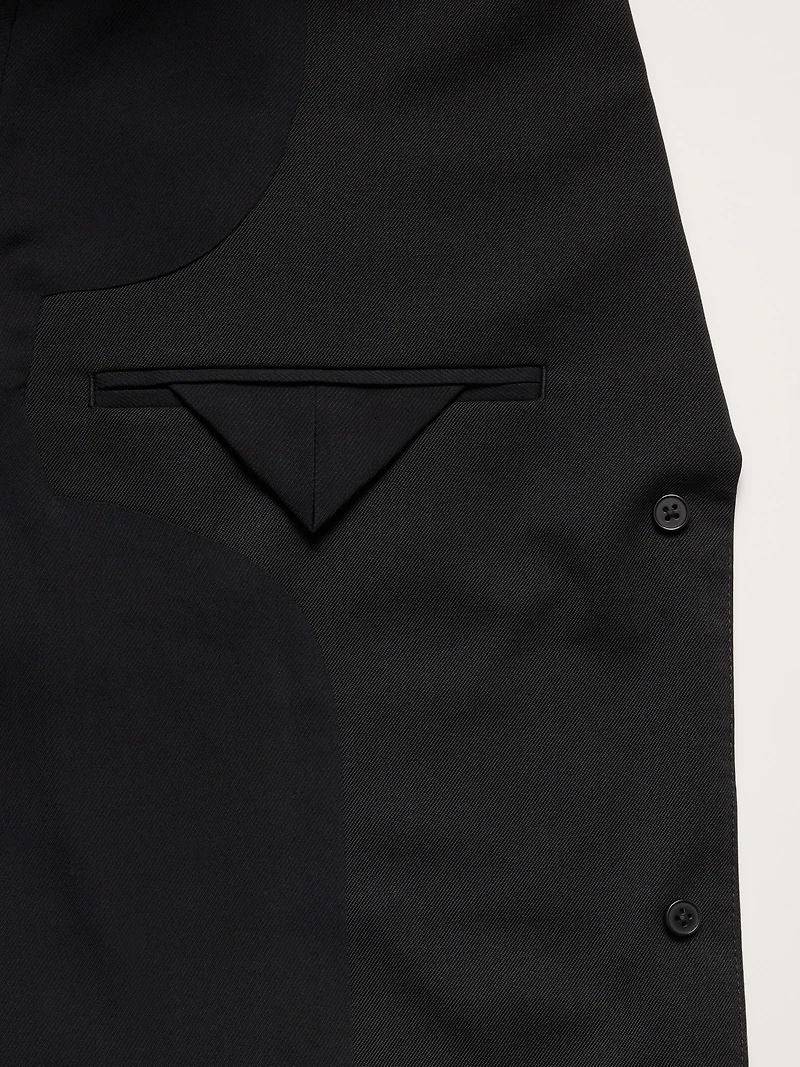 Oversized Twill Blazer