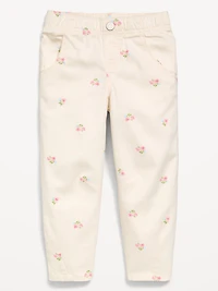 Printed Pull-On Barrel-Leg Pants for Toddler Girls