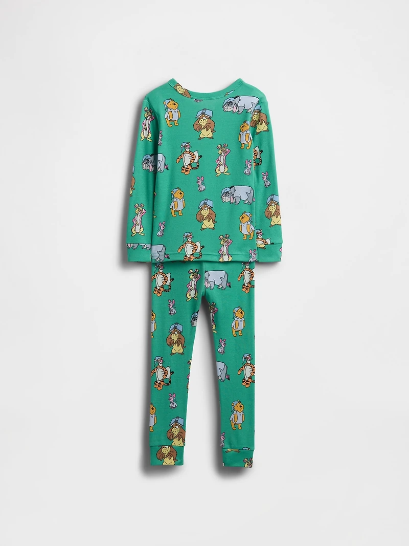 Pyjama en coton biologique brossé Winnie l’Ourson pour Bébé et Tout-petit