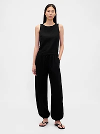 Cotton Gauze Easy Joggers