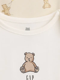 Baby Organic Cotton Brannan Bear Bodysuit
