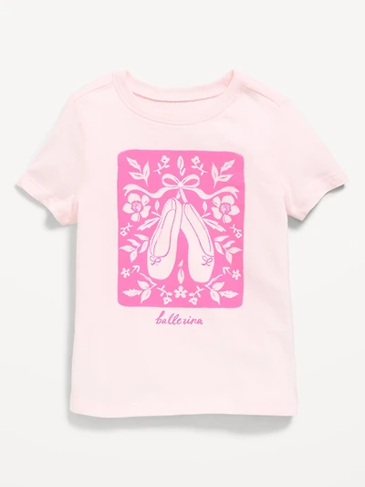 Short-Sleeve Graphic T-Shirt for Toddler Girls
